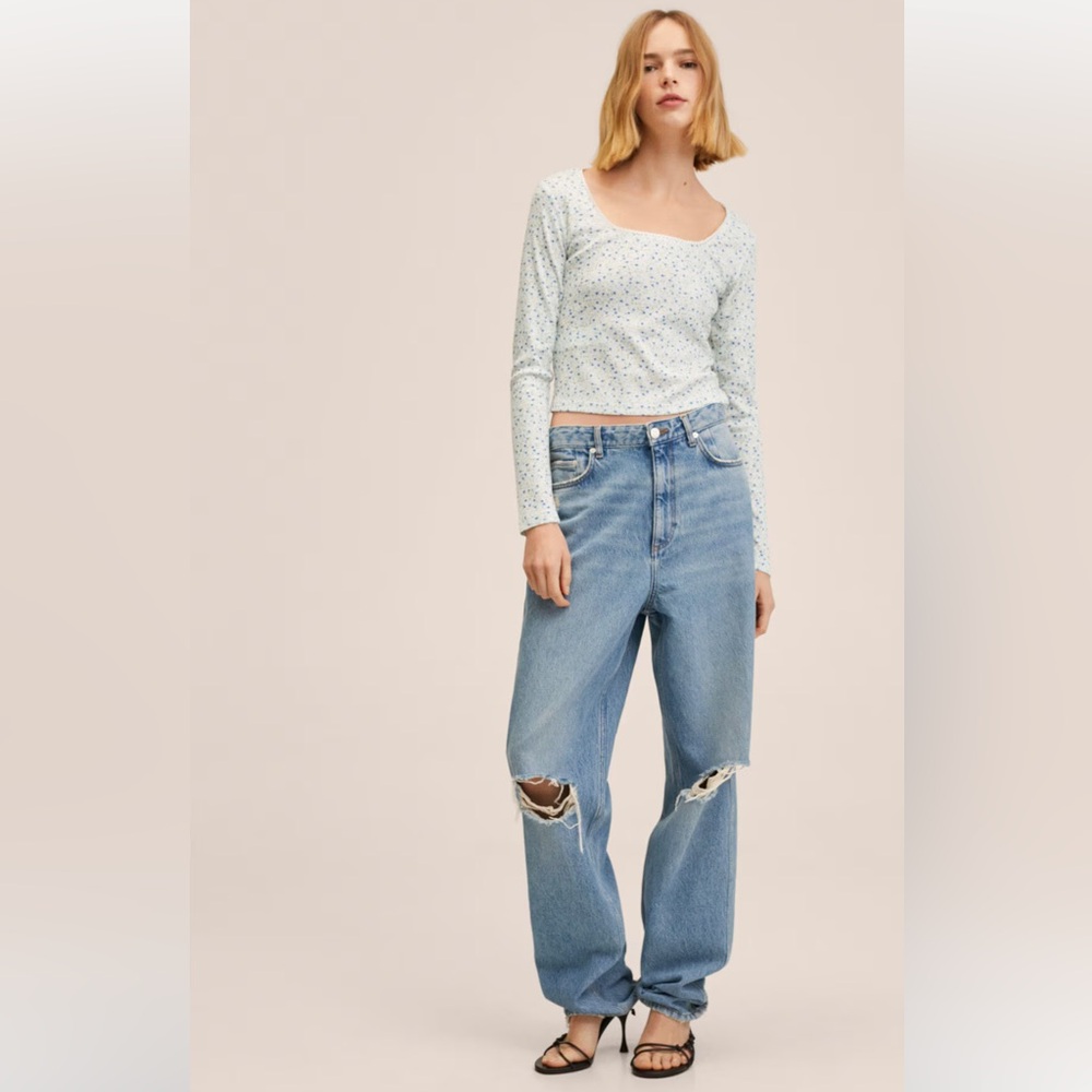Mango Floral Top
